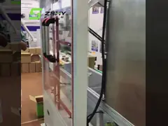 Пневматический робототехнический упаковщик 220V случая машинного оборудования упаковки робототехнический video