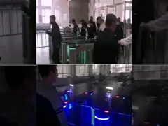 Пешеходная нержавеющая сталь турникета SUS304 барьера качания с читателем RFID