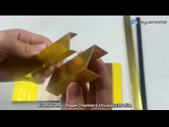 6063 алюминиевый u профилируют отделку анти- предохранения от столкновения алюминиевую кафельную для края угла стены дома video