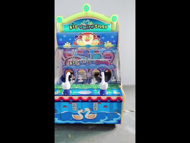 Большой белой машина игр выкупления билета аркады игры детей гусыни управляемая монеткой видео