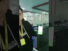 Автоматический турникет сползая ворот, опознавание турникета Touchless лицевое video