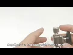 Шариковый клапан средней температуры шарикового клапана нержавеющей стали 2 путей гидравлический video