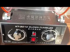 Свертывая машина роторного бочонка полируя машины 110V/220V ювелирных изделий барабанчика рушась video