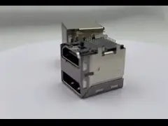 Тип женский разъем ПКБ УСБ погружения разъем 0.5АМП женский штабелированный video