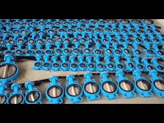 Тип клапан-бабочка DN50 вафли утюга коллекторной модулирующей лампы 2 дюймов дуктильный - DN200 video