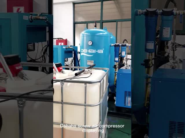 16 Адвокатур 30hp совместила давление резца лазера компрессора воздуха винта высокое видео