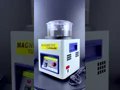 KT-185 Магнитный полировальный станок для полировки ювелирных изделий Отделка 220 В / 110 В video