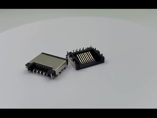 4.6mm シールド 8P 2 ピン ハーフ RJ45 メス イーサネット コネクタ 皿穴ボード パッチ ポート