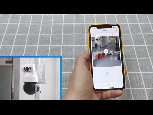 ダム果樹園の監視のためのアンテナABS材料PTZのカメラの屋外の白い色