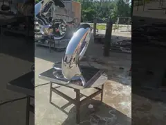 Metal Modern Style Famous Abstract Sculptures For Indoor Decoration