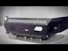Isuzu D-MAX Steel Bull Bar For Nissan Navara Front Bumper With Two Led Lights