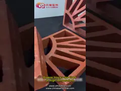 Терракота сада Jali декоративная кроет Handmade 200mm крытый блок черепицей стены video