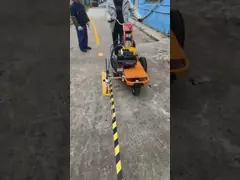 Холодная пластиковая машина дорожной разметки video