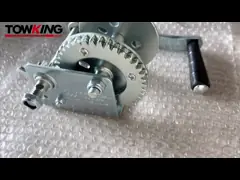 Zinc Plated Marine Trailer Manual Hand Winch Corrosion Resistant 800lbs