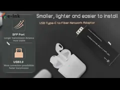 Micro Mini USB C To SFP Fiber Network Adapter for Laptop / PC / Tablet