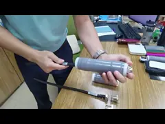 Высококачественная трубка сокращения толщины 2.0-3.6mm EPDM холодная для OD кабеля 12-28mm video