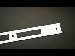 Нажимная накладка замка замка сползая окна квадрата алюминиевая белая для ручки video