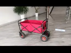 Емкость нагрузки 80kg ориентированной на заказчика тележки фуры складчатости логотипа сверхмощная video