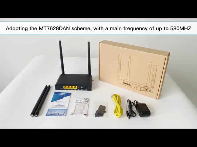 1*WAN 3*LAN 3G 4G LTE 2.4G Wifiのルーター300Mbps 5dbiのアンテナ プラスチック ケースの無線ルーター