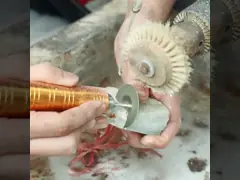 Подвесной шлифовальный станок Flex Shaft Polisher 20000 об / мин для полировки резьбы video
