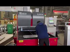 Машина складчатости металлического листа CNC гибочного устройства панели стальной коробки AT-1000 автоматическая video
