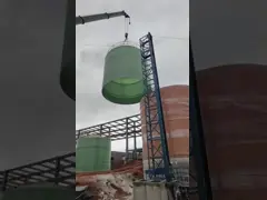 тара для хранения ISO Frp цистерны с водой цилиндра 1800mm*8160mm video
