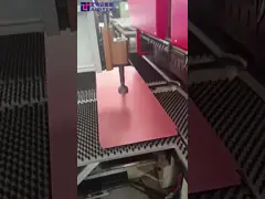 Пресса гибочного устройства панели металлического листа Semi автоматического гибочного устройства панели электрическая video