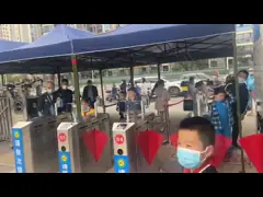 Пешеходные ворота барьера щитка, ворота турникета безопасностью барьера щитка video