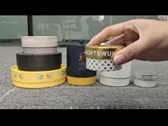 Биоразлагаемая роскошная косметическая бутылка с эфирными маслами Бумага предварительная прокатная трубка Губка упаковка Kraft Paper Tube video