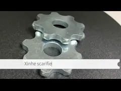 Точильщик пола Edco разделяет Pentagonal резцы с вставками карбида вольфрама оцинковывает покрытие video