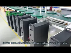 инвертор все батареи 5КВ лития 5КВХ ЛиФеПО4 в одном Сытем накопления энергии для домочадца video