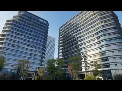 Застекленная стеклянная ручка фасада ненесущей стены и Unitized современная ненесущая стена украшения video