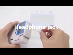 Rechargeable ABS Doppler Fetal Heartbeat Detector Dual Mode Pink Color