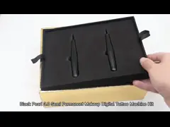 жемчуг черноты макияжа 8W 50Hz постоянный совсем в одном наборе татуировки машины татуировки профессиональном video