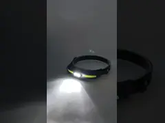 Вспышк-УДАР красный SOS СИД COB-XPE-COB фары перезаряжаемые 3W 2pcs XPE удара наивысшей мощности красно--XPE video