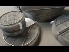 Элиминатор тумана 120kg/Cbm ячеистой сети поглотительной колонны SS304 SS316L video
