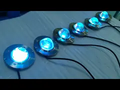 напряжение тока приспособления ДК24В РГБ света бассейна СИД снабжения жилищем 316СС установленное поверхностью video