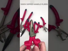 Горячее новое 8 10 12 15 1000 напряжений тока v изолировало жирный окунутый пластиковый ключ ADJ AC регулируемого ключа 1000V сжатия ручки гаечное video