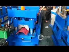 Автоматический крен крышки Риджа крыши формируя машину, крен формируя управление ПЛК оборудования video