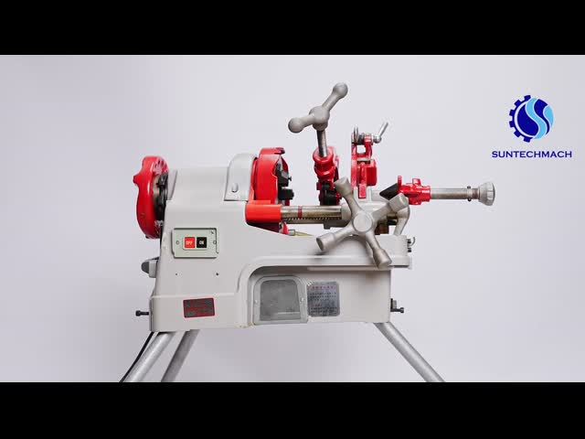 Automatic 1500w Portable Electric Pipe Threading Machine Heavy Duty 1/2-4