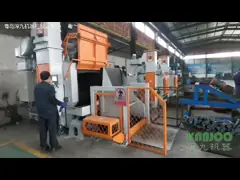 Польза авиационно-космической промышленности взрывая машины съемки 5TPH Tumblast автомобильная video