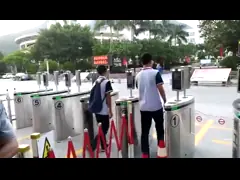 Автоматический турникет 30p/M до 35p/M барьера щитка 1200*300*980mm video