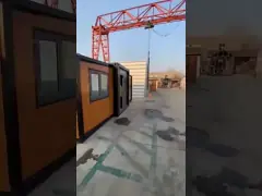 Дом контейнера рамки грузя офиса современной роскошной виллы домашний передвижной полуфабрикат расширяемый