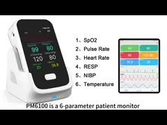 Параметр NIBP Bluetooth электрический Multi, ECG, батарея лития терпеливого монитора SPO2 video