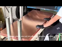 Горячие/холоднопрокатные листовая медь/плита толщины 0.5-200mm H80 C2600 C5210 C5191 для делать прессформу video