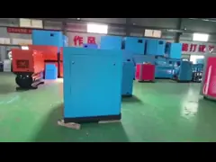 Роторная эффективность компрессора винта 37KW компрессор воздуха 8bar винта 50 лошадиных сил роторный video