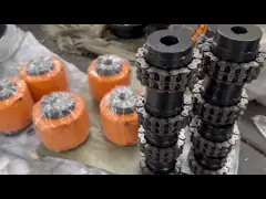 Гибкое сцепление стальной связи при помощи цепи ролика KC 3812 стандартное video