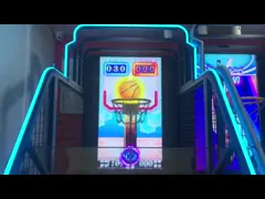 Подгонянная машина аркады обруча баскетбола складная с видео 55 дюймов video