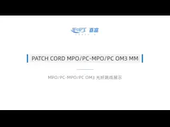 96 ширина полосы частот блоков OM5 50/125 прыгуна 8 волокна волокон MPO ядров 12 мультимодная высокая video
