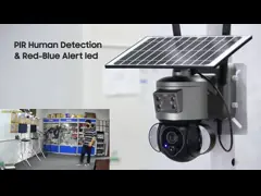 На открытом воздухе солнечная камера прожектора, камера слежения безопасностью сети CCTV 4G video